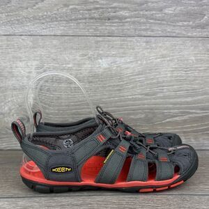 Keen Clearwater CNX Women’s Sz 7 Waterproof Magnet Gray Hot Coral Sandals